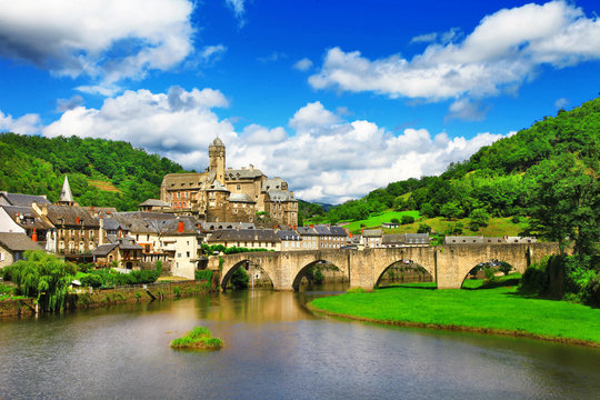 Estaing -  one of the most picturesque villages in France.