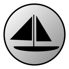 Sailing ship button