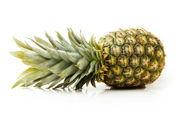 Pineapple isolated on the white background