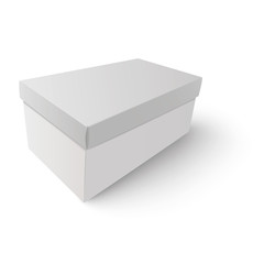 White shoe box