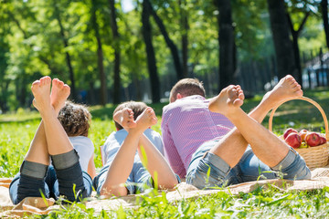 Fototapeta premium Weekend in park