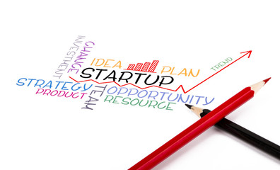 startup concept with new trend