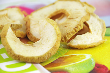 getrocknete Apfelringe