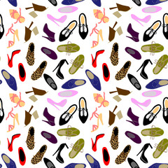 shoes seamless background