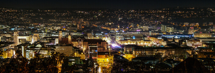 Stuttgart bei Nacht