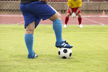 Fototapeta premium penalty shot