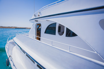 Travel .Luxury boat