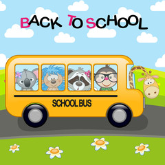 Fototapeta premium School Bus