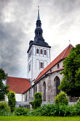 Fototapeta premium St. Nicholas' Church (Niguliste) .Old city,Tallinn, Estonia
