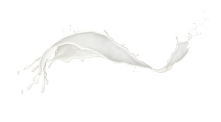 Milk splashes
