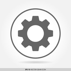 Cog or gear for mobile and web icon