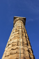 Fototapeta na wymiar weathered stone light tower
