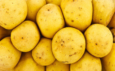 Longkong fruit, Lansium parasiticum on white background
