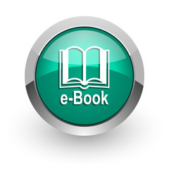 book green glossy web icon