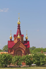 Fototapeta premium Alexander Nevsky Chapel. Village Russian Nikolskoye, Tatarstan