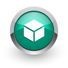 box green glossy web icon