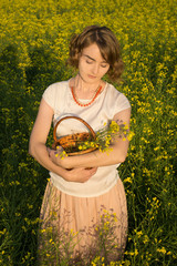 Girl in a field