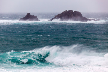 Fototapeta premium Cornish Storms at Cape Cornwall