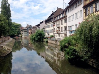 Panorama lungofiume di Strasburgo