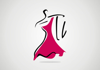woman fashion logo shopping - 68774163