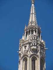 Fototapeta na wymiar St Matthias Cathedral in Budapest Hungary