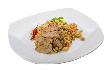 Fried rice with pork