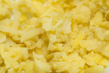 boiled potatoes. macro