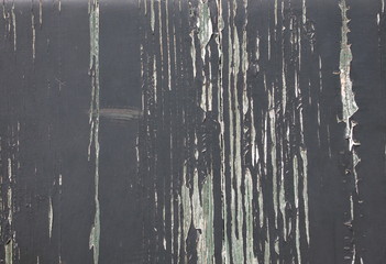 Old door with paint ruined