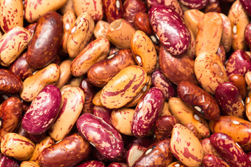 beans as background. macro