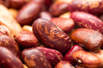 beans as background. macro