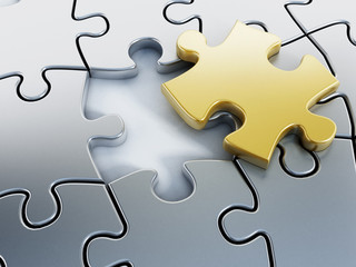 Obraz premium Missing puzzle piece