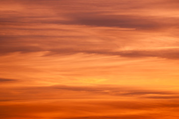 orange and yellow colors sunset sky