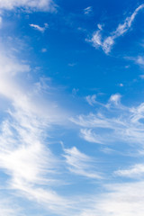 Fototapeta premium beautiful clouds in the blue sky