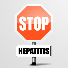 red hepatitis Stop Sign