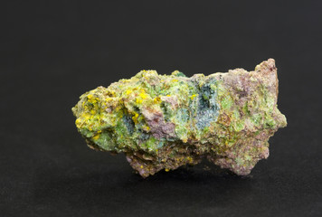 3 Uranium minerals (see 1st 3 keywords) from Zaire. 3.8cm across