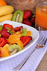 Fresh fruits salad