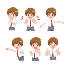 男の子　バリエーション