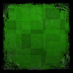 Obraz premium Green grunge background. Abstract vintage texture with frame and