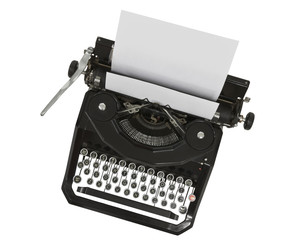 Old Black Typewriter