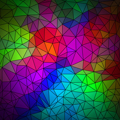 Abstract Geometrical Multicolored Background