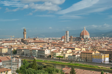 Fototapeta na wymiar Panorama of Florence, Italy