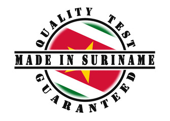 Quality test guaranteed stamp