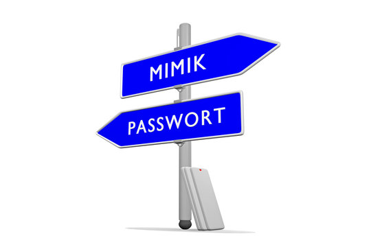 Passwort >>> Mimik / Konzept Sicherheit