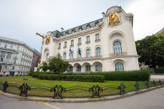 French Embassy building in Vienna city