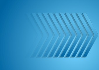 Abstract big arrows tech background