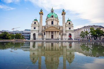 Naklejka premium St. Charles's Church in Vienna