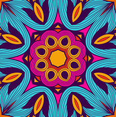 Square background with lace pattern