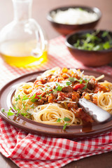 italian pasta spaghetti bolognese
