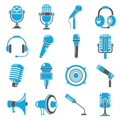 microphone icons