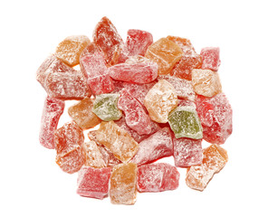 Turkish Delight closeup isolated